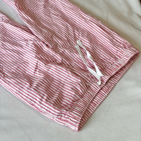 GAP Red/Pink Candy-Striped Pajama Pants, Size XS - Picture 1 of 6
